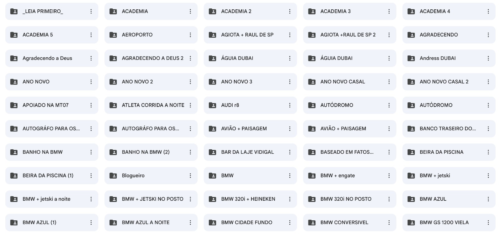 Conteúdo do pack — parte 1